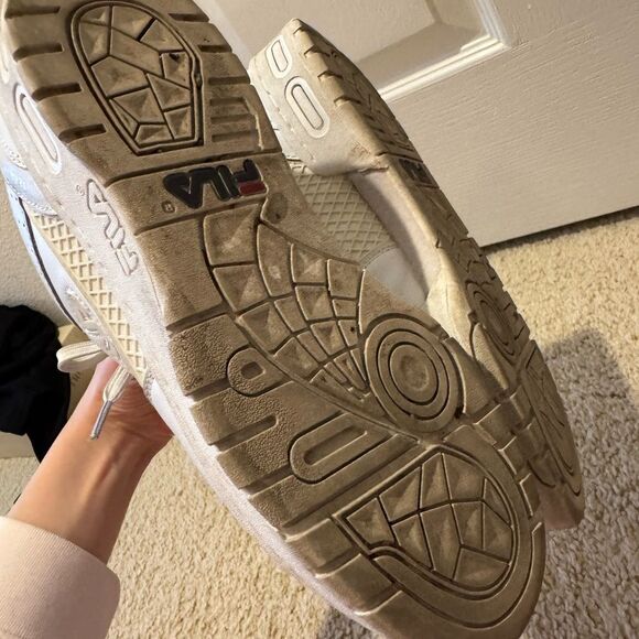 Men's White Athletic Shoes - Picture 3 of 4